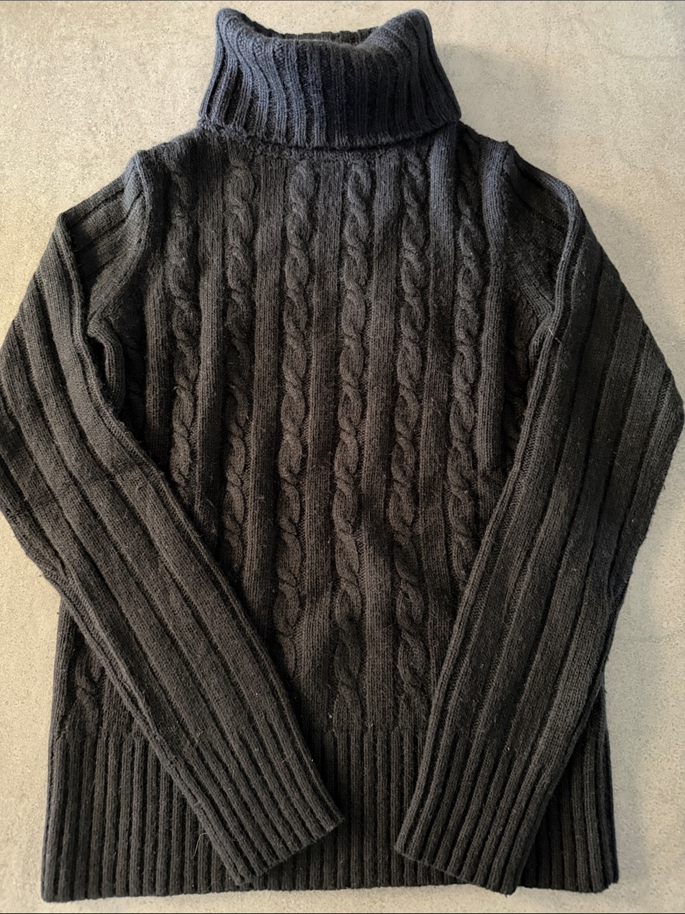 J. Crew Cable Knit Turtleneck Sweater - Picture 1 of 5